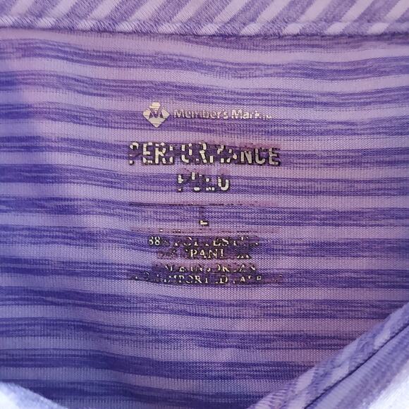 Member's Mark Performance Polo Shirt Mens Size Large 2 Pack Bundle - Picture 8 of 13